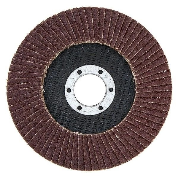 6pc Aluminium Oxide Flap Discs – 115mm (4.5") / 40 Grit