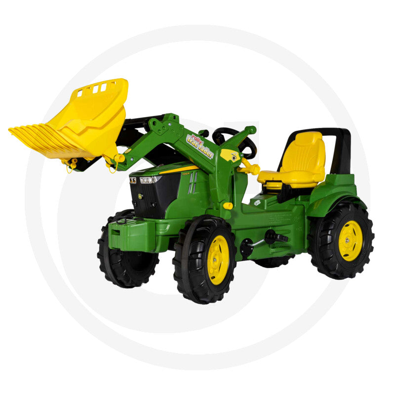 John Deere 7310 ride-on pedal tractor with front loader