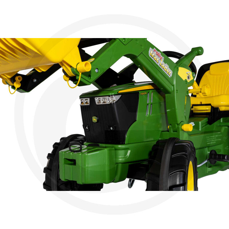 John Deere 7310 ride-on pedal tractor rear view