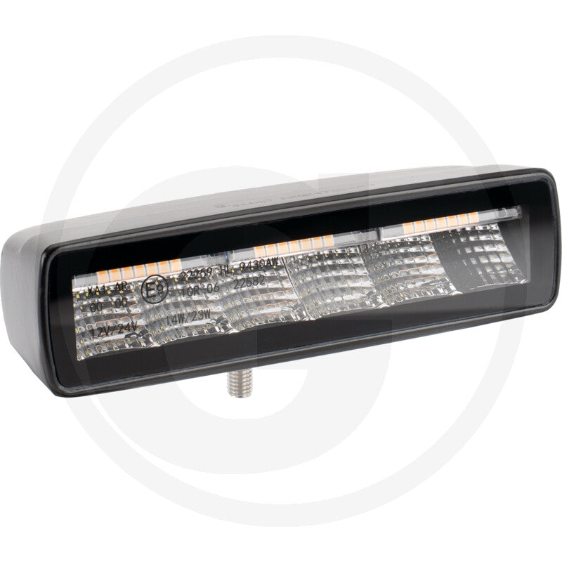 NIGHTSHIFT combined LED work and warning light, front view