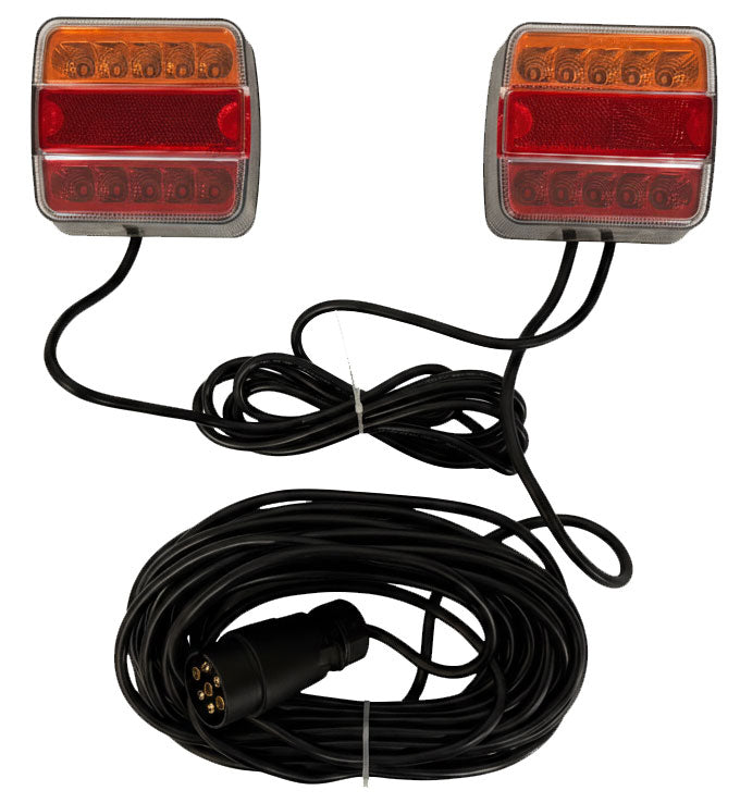 Lamp Set LED 12V Magn 12 x 2.5m Cable Economy