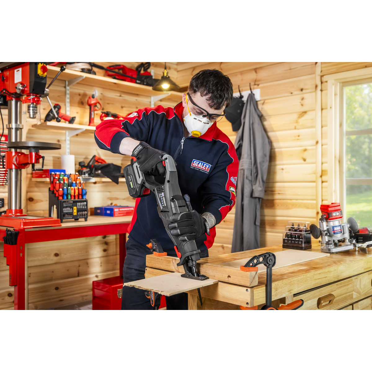 Sealey Premier SV20 Series Brushless Cordless Reciprocating Saw 20V 4Ah Kit – additional supplier image