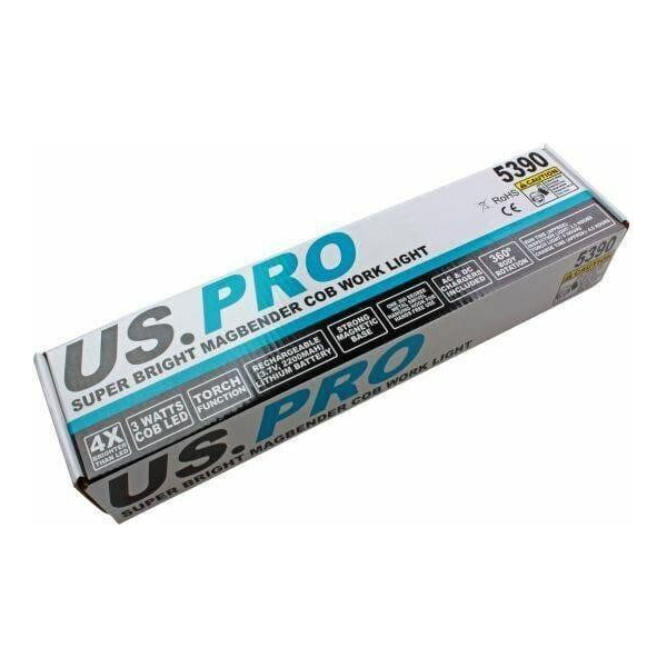 US Pro Super Bright Magbender Work Light