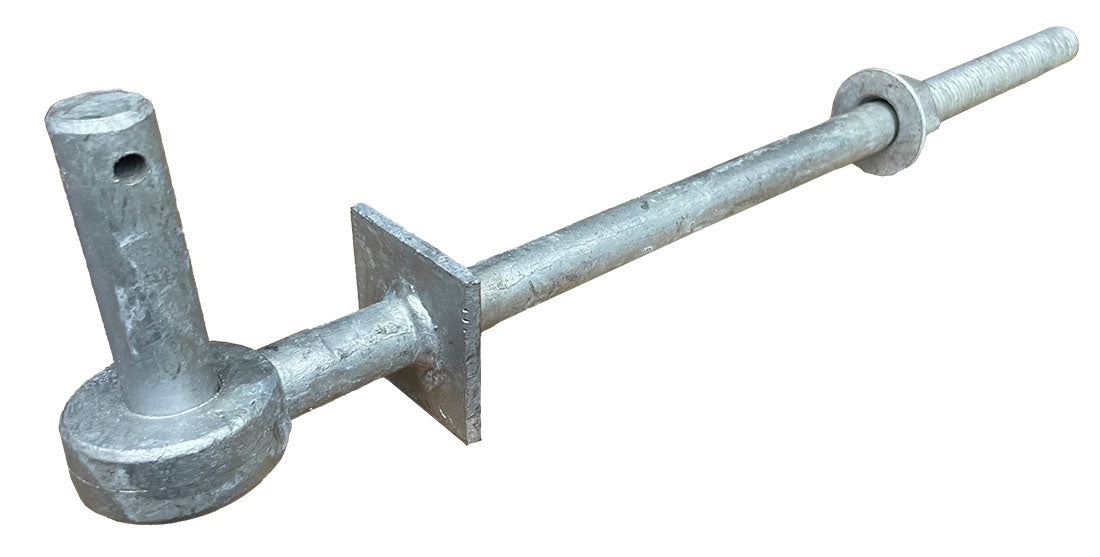 Gate Hanger To Bolt 16" (400mm) 3/4" (19mm) Galv