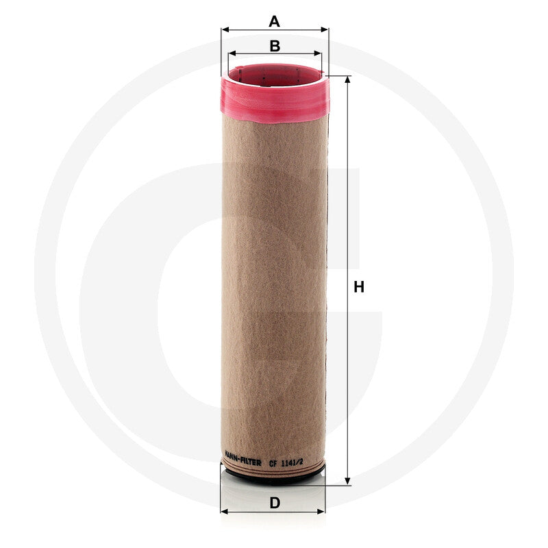 MANN FILTER CF1141/2 Secondary Air Filter