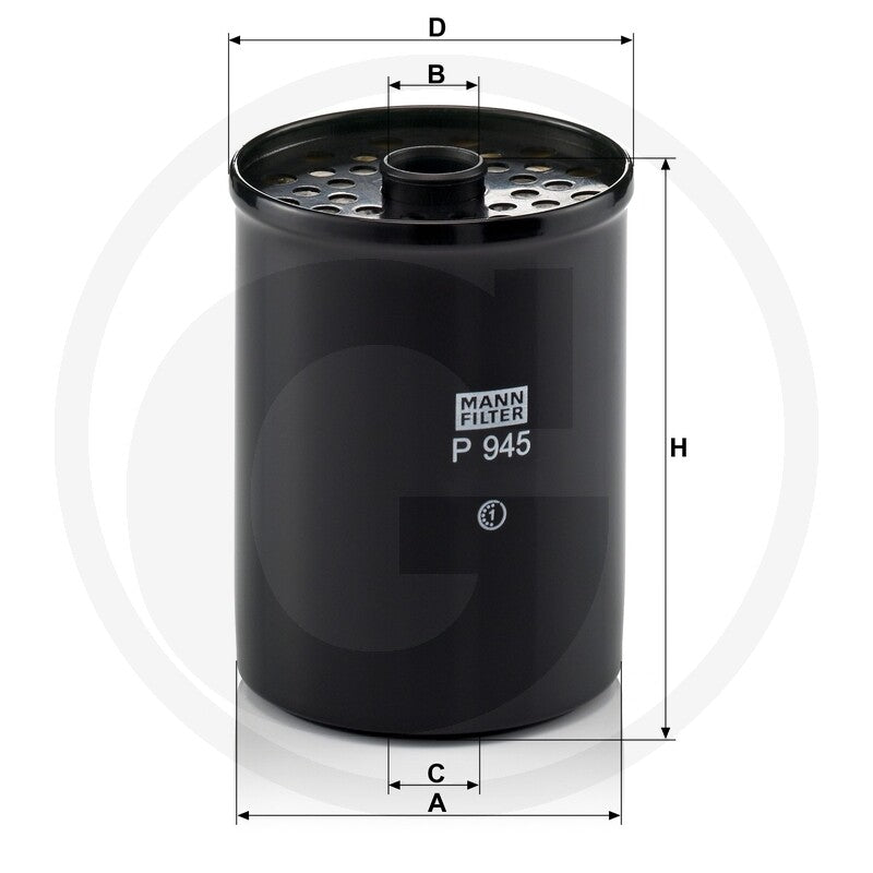 MANN FILTER P945X Fuel Filter