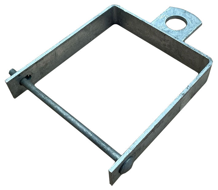 Gate Square Post Hanger 7" Top for Metal Gates