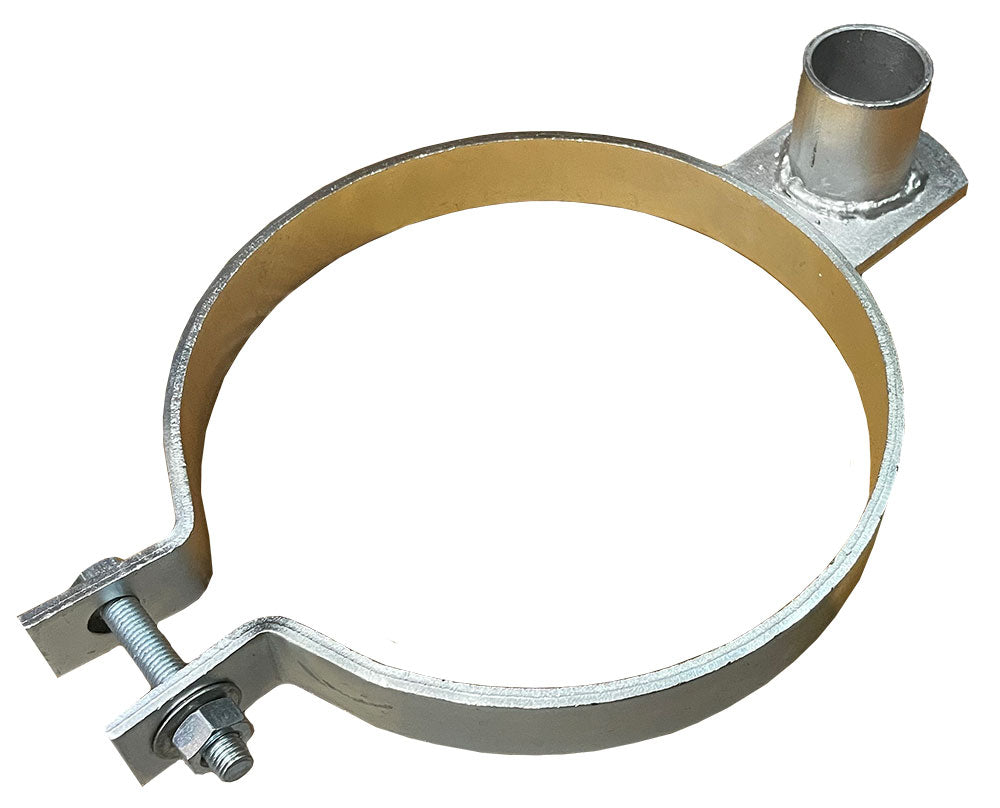 Gate Tubular Post Hanger 8" Bottom Metal Gates