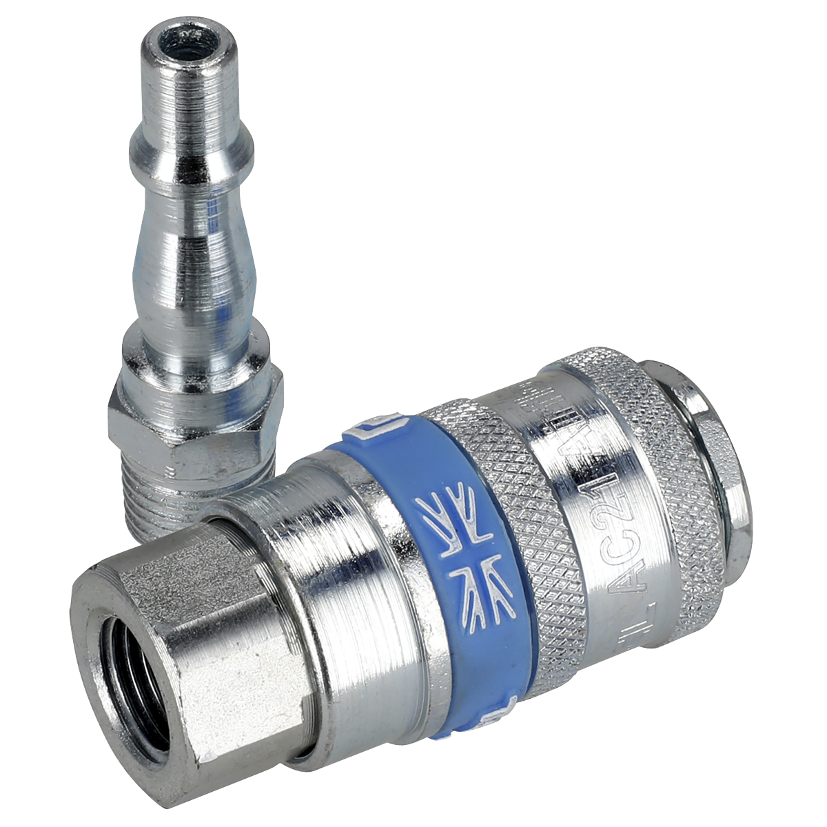 PCL Air Tool Coupling Kit 1/4"BSPT 2pc – additional supplier image