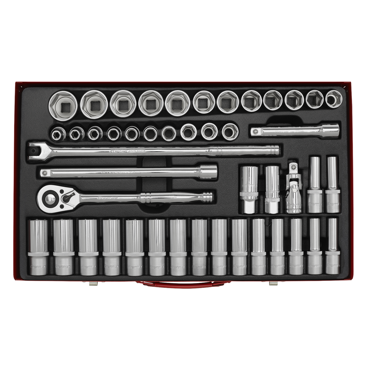 Premier Socket Set 1/2"Sq Drive 46pc – additional product view 3
