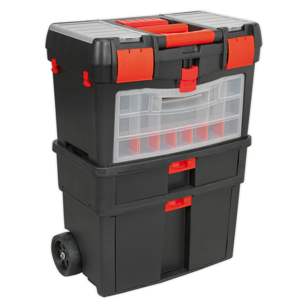 Mobile Toolbox with Tote Tray & Removable Assortment Box – additional supplier image