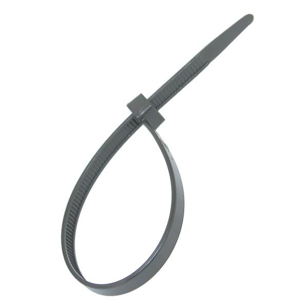 200 x 4.8mm Cable Ties – Black - Pack of 100