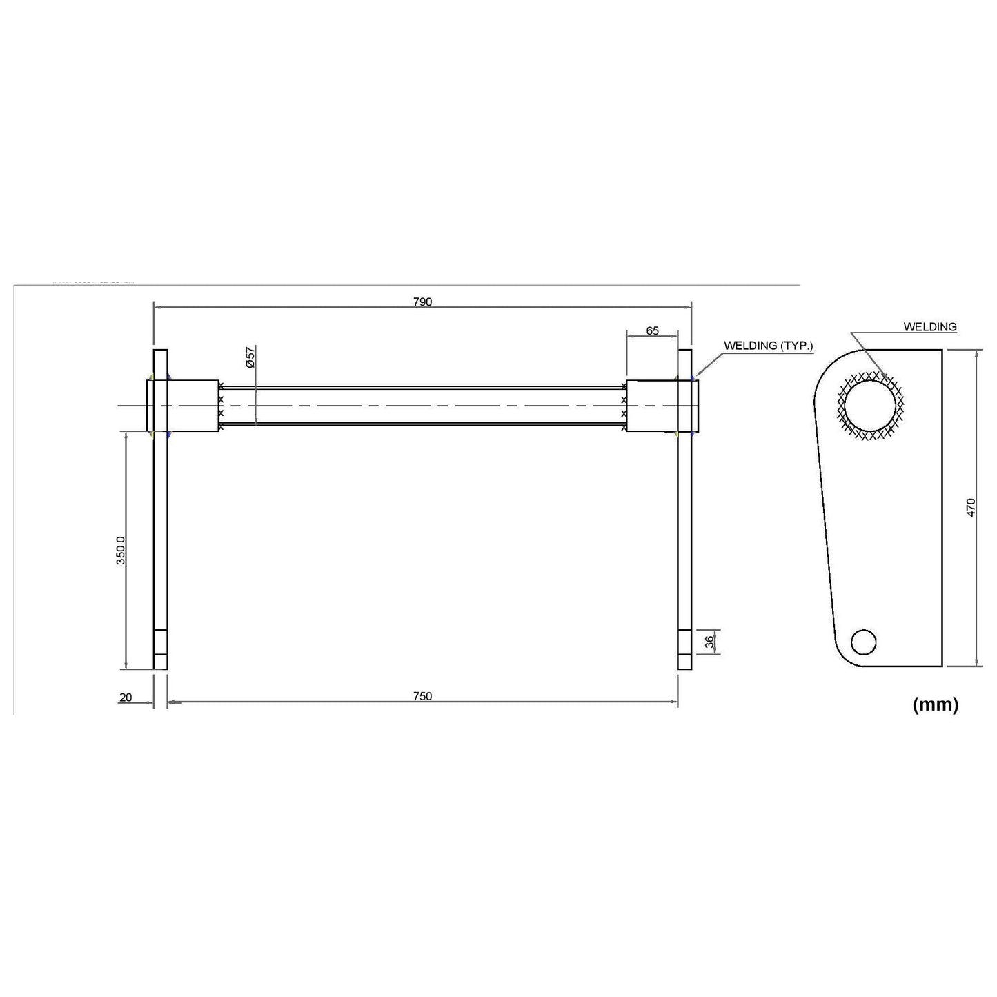 Loader Bracket Manitou