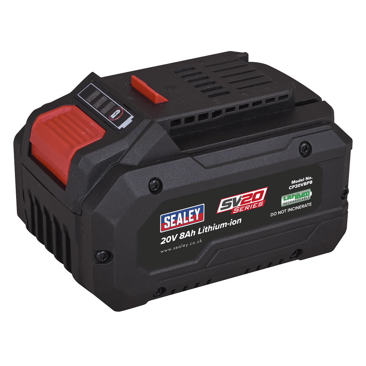 Sealey SV20 Series Power Tool Battery 20V 8Ah – additional supplier image