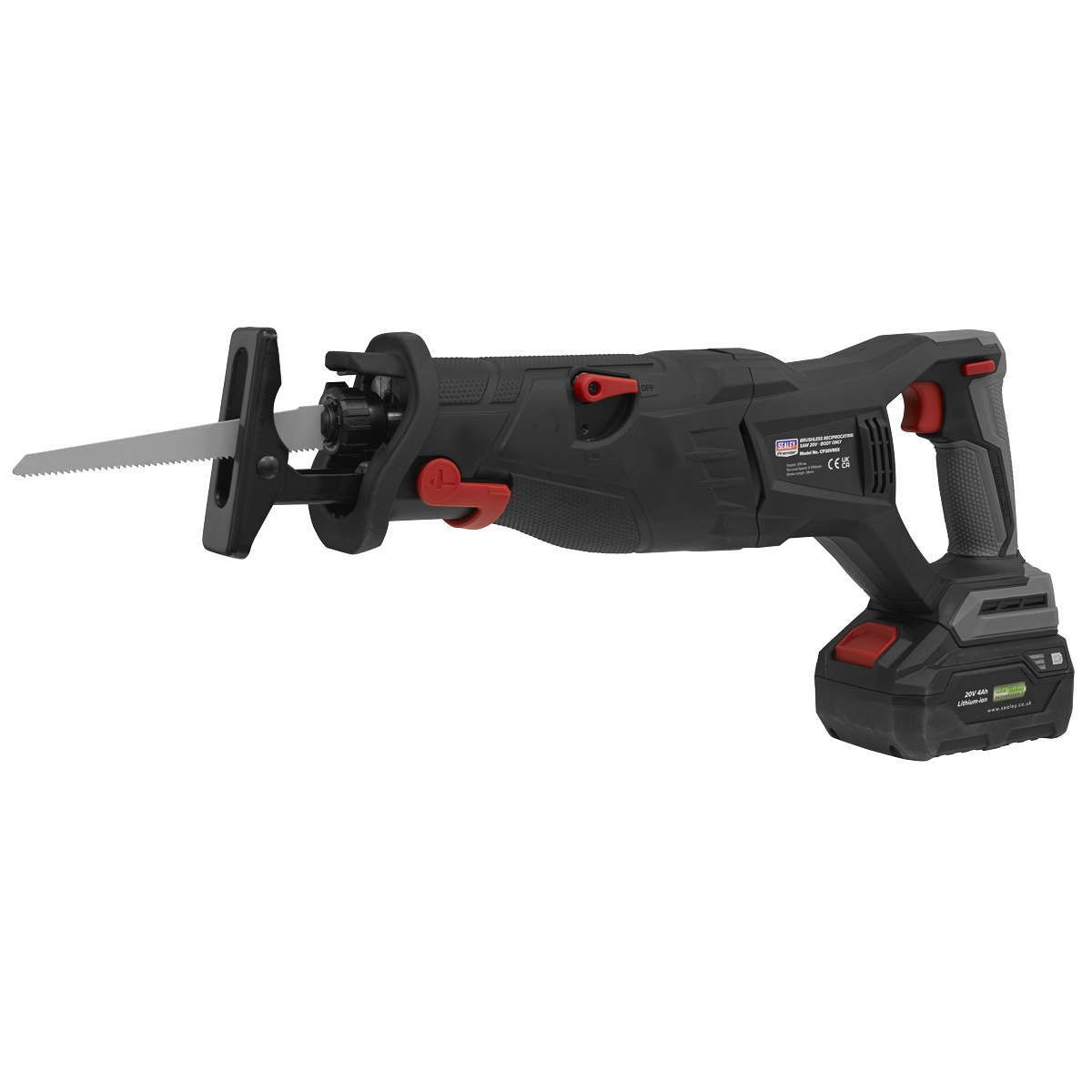 Sealey Premier SV20 Series Brushless Cordless Reciprocating Saw 20V - Body Only – additional supplier image