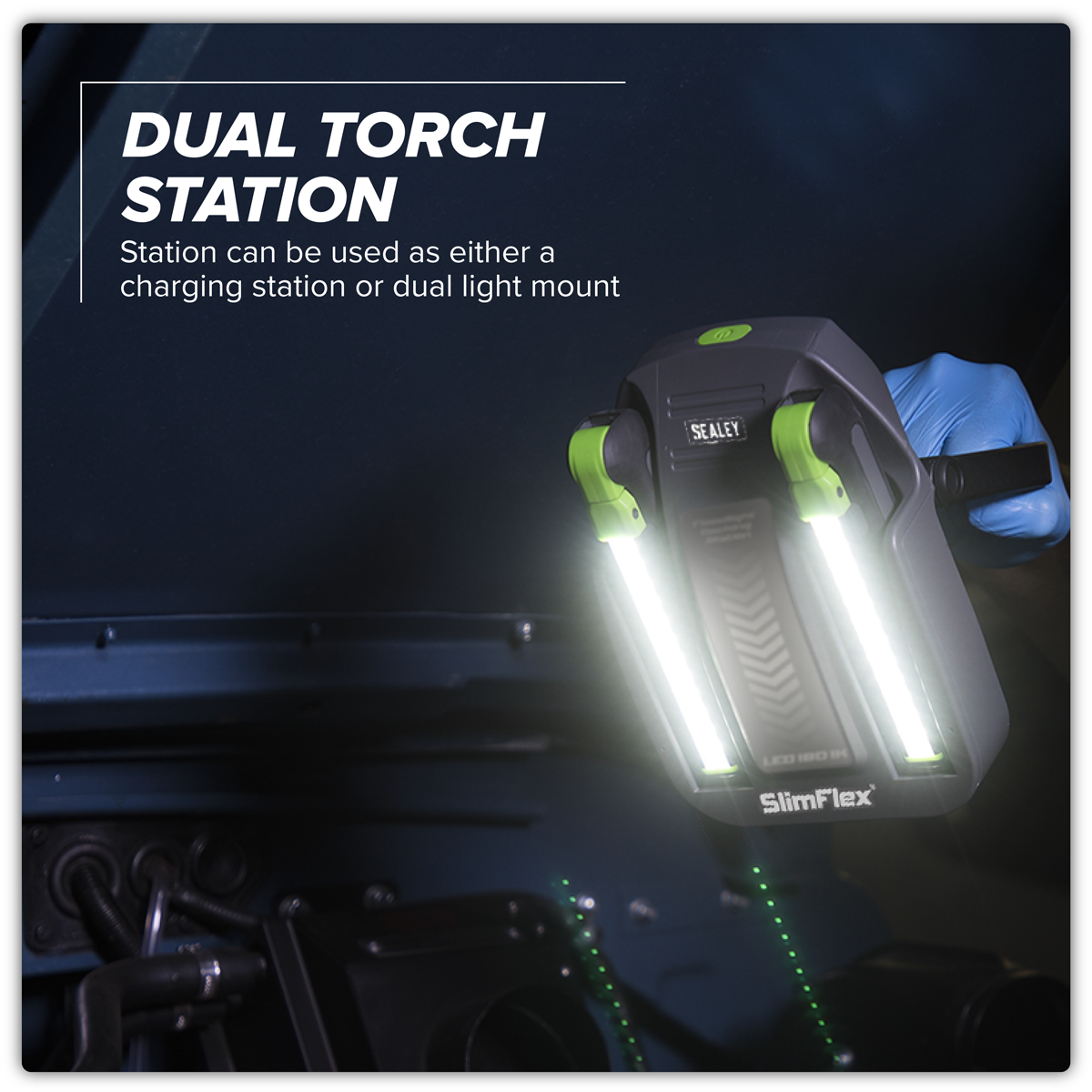 Rechargeable Floodlight/Folding Inspection Light Docking Station Kit – additional product view 17