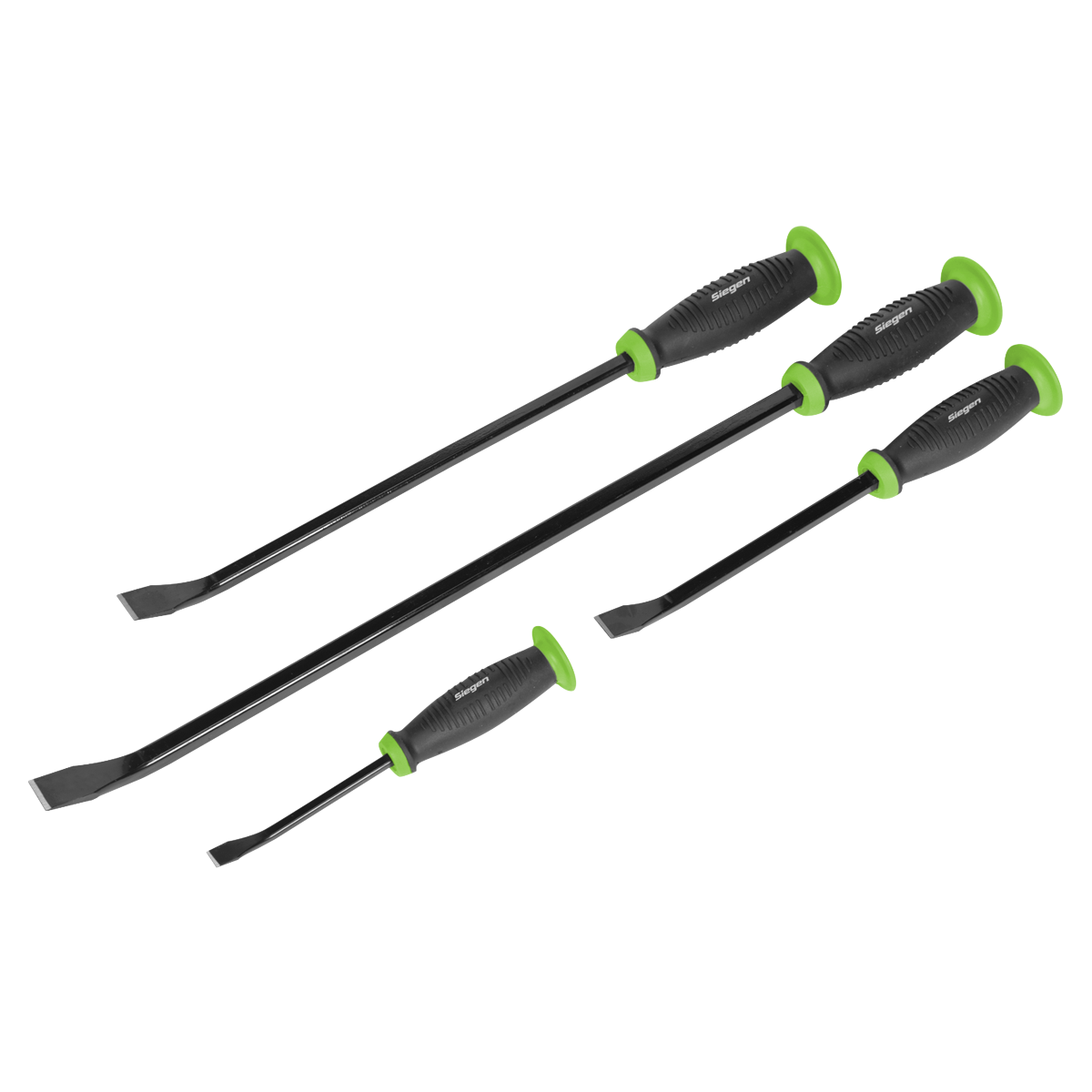 Siegen Pry Bar Set with Hammer Cap 4pc