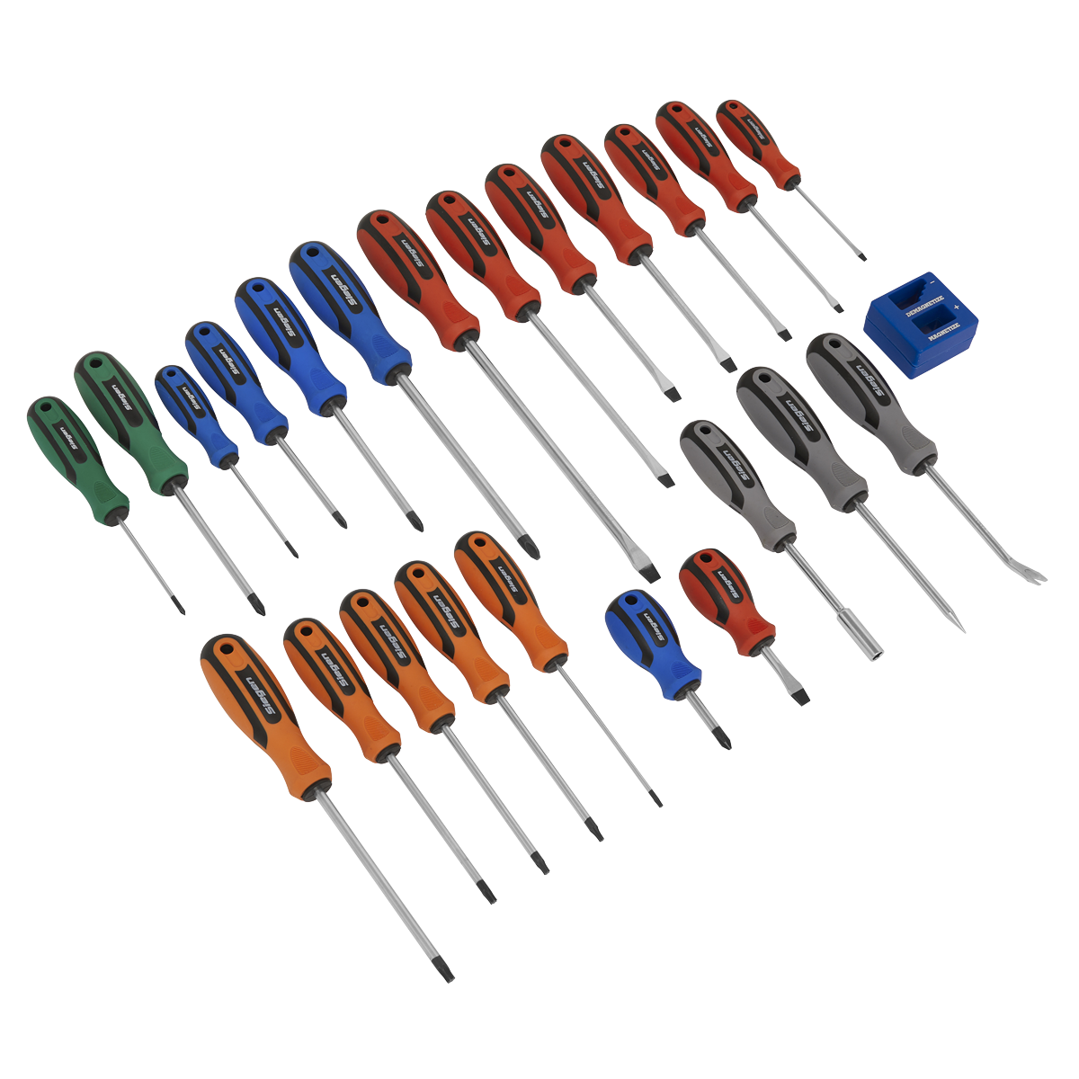 Siegen Soft Grip Screwdriver Set 24pc – additional product view 2