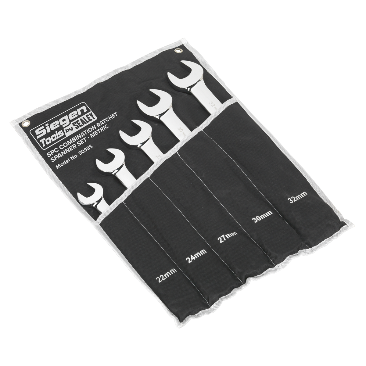 Siegen Combination Ratchet Spanner Set 5pc – additional product view 2