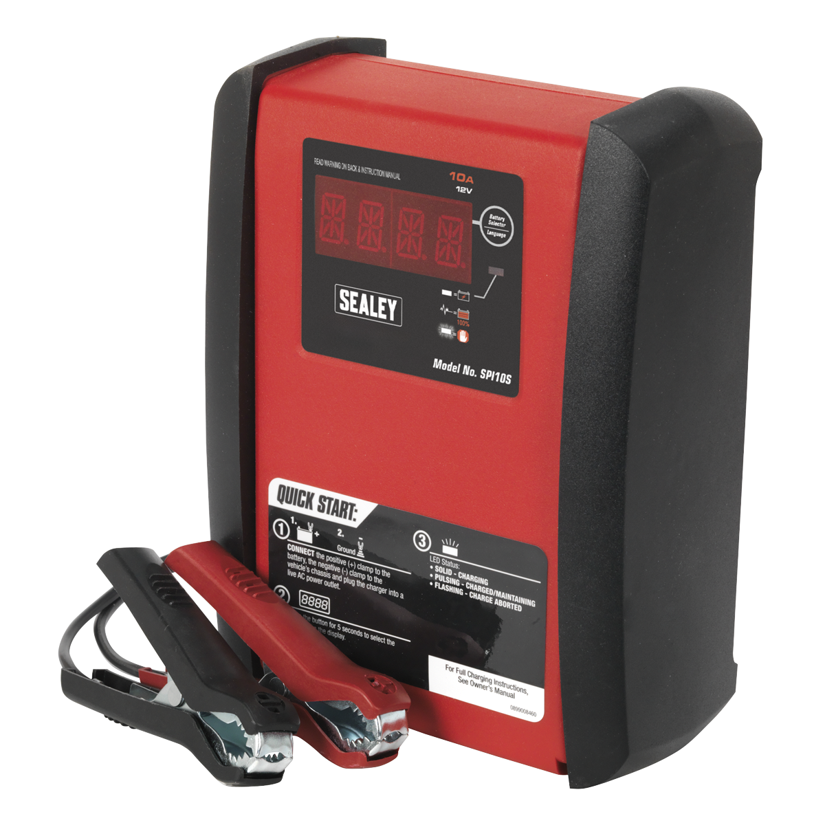 12V Intelligent Speed Charge Battery Charger/Maintainer 10A – additional product view 2
