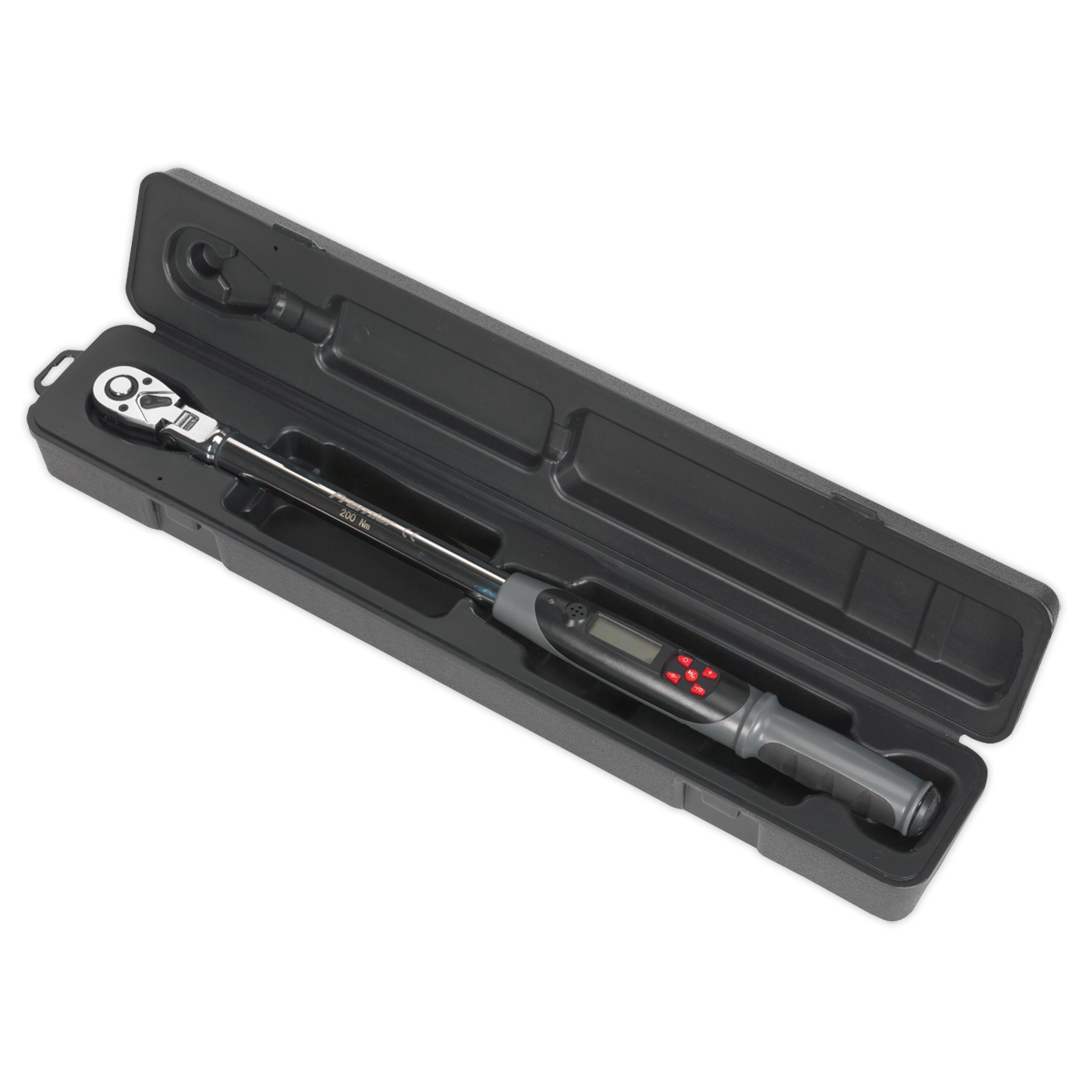 Premier Flexi-Head Digital Torque Wrench with Angle Function 1/2"Sq Drive 20-200Nm – additional supplier image