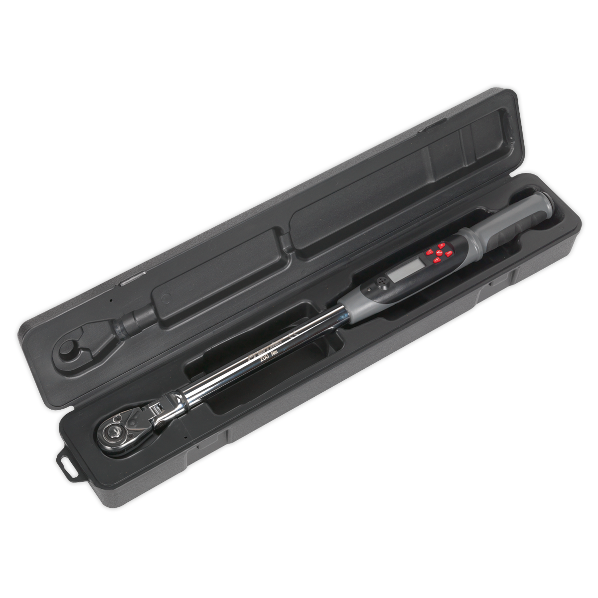 Premier Flexi-Head Digital Torque Wrench with Angle Function 1/2"Sq Drive 20-200Nm – additional supplier image