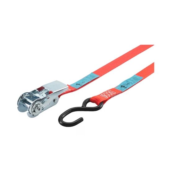 Wurth Ratchet Strap - Two Part with S-Hooks – 25mm x 6m