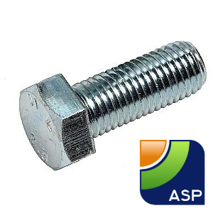 M12 Hex Head Set Screws – Grade 8.8 High Tensile – Pack of 10 Bolts