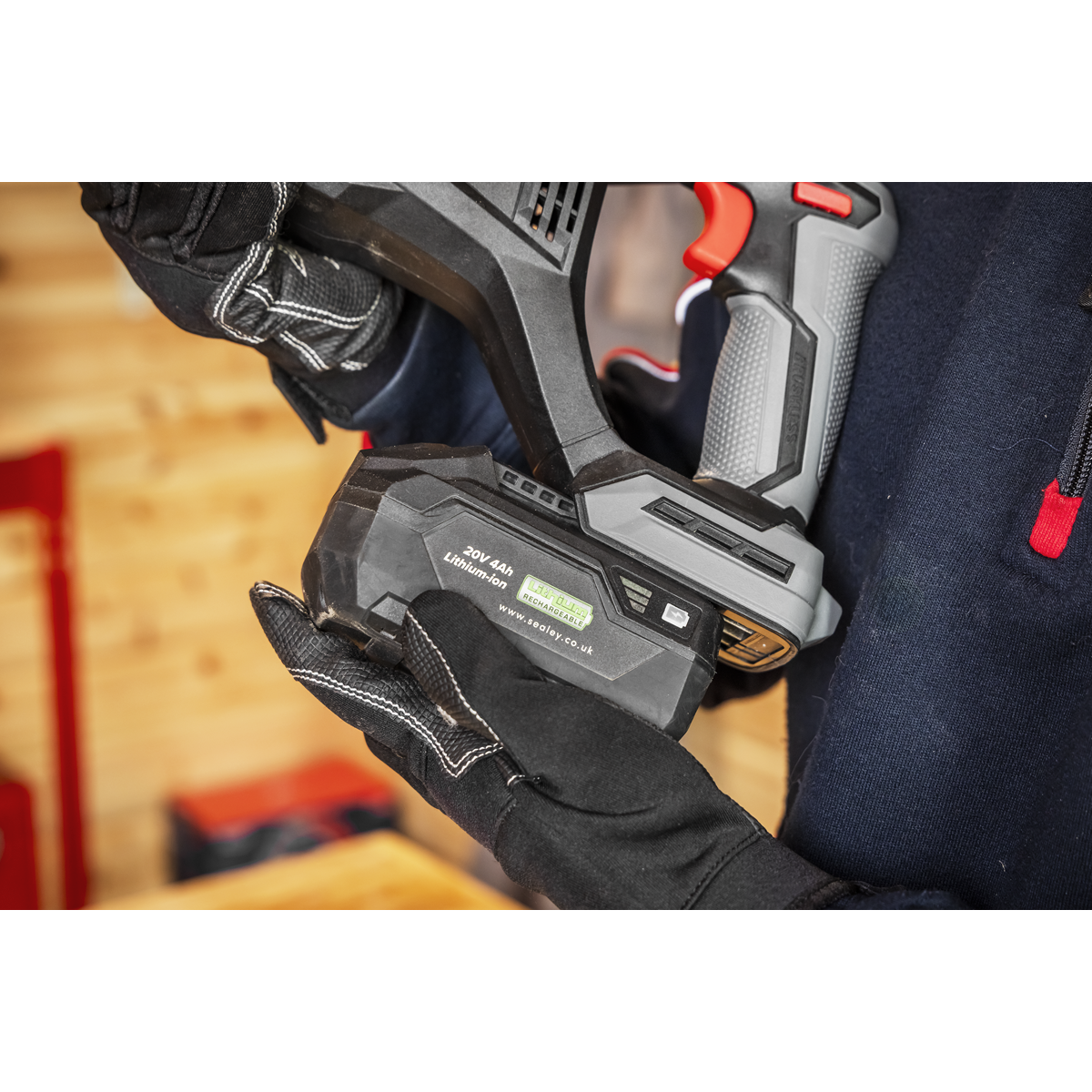 Sealey Premier SV20 Series Brushless Cordless Reciprocating Saw 20V 4Ah Kit – additional supplier image