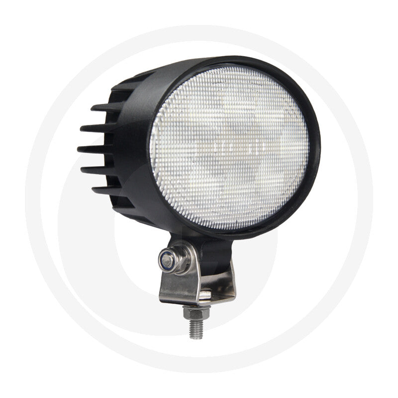 20W oval LED work light, front view