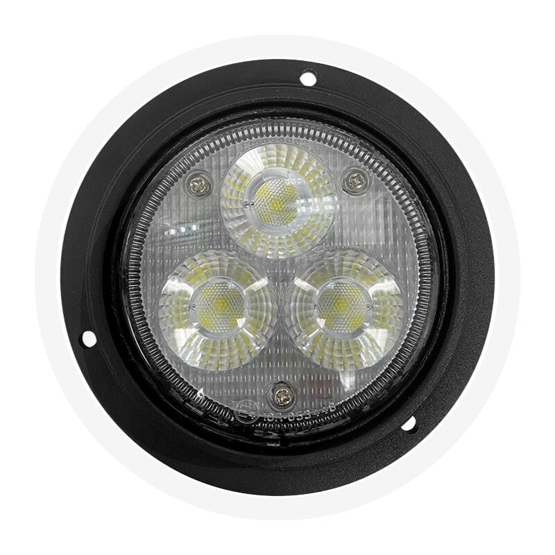 45W round LED floodlight, front view