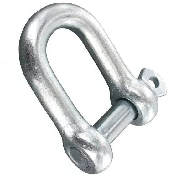 D shackle with threaded screw pin 10mm, 12mm, 16mm