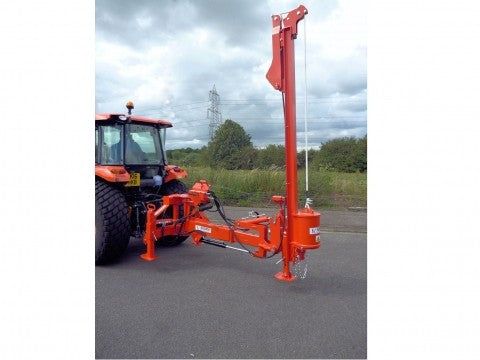 Browns Hydraulic Swing Round & Telescopic Arm Post Hammer