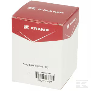 Kramp 3 Pin Plug (Part No. TR00013KR)
