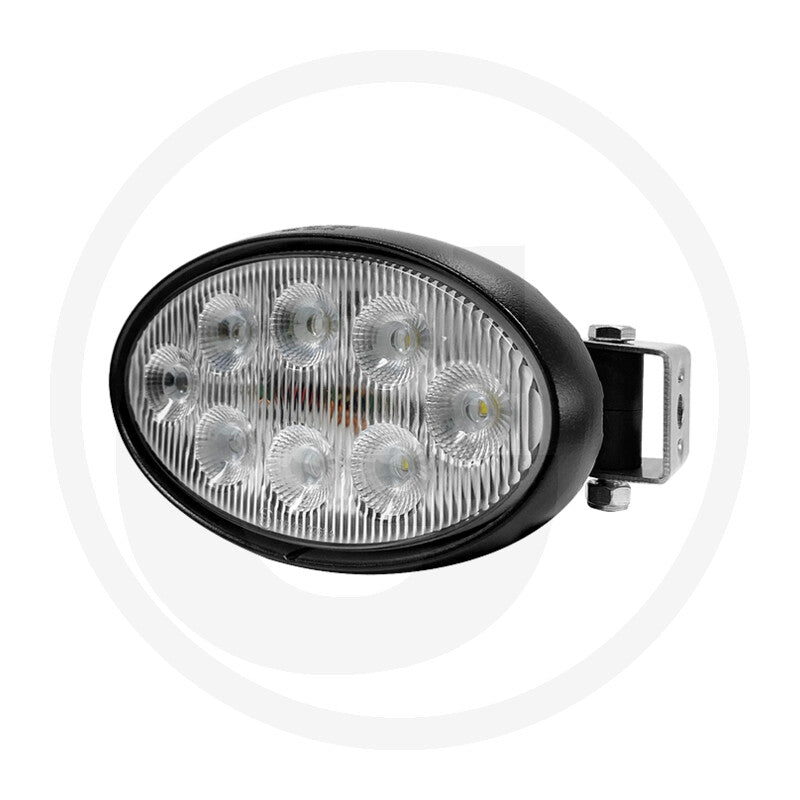 56W oval LED work light, mounting view