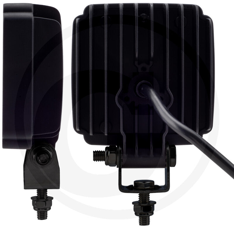NIGHTSHIFT 40W LED work light with red/white position light, alternate view