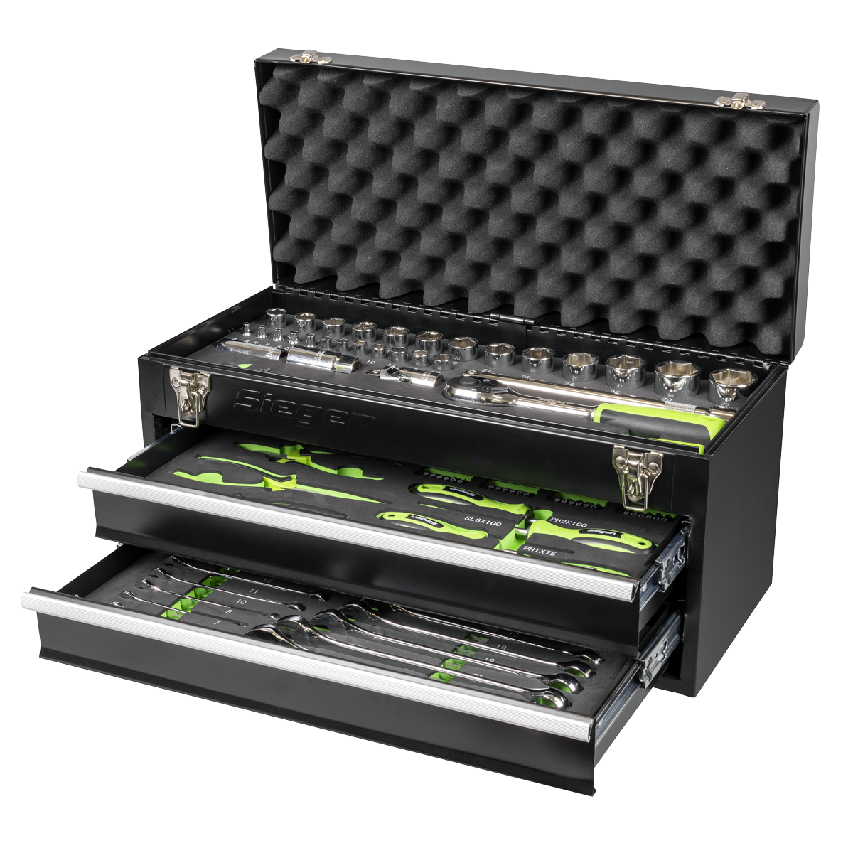 Siegen 90-piece tool kit alternate view