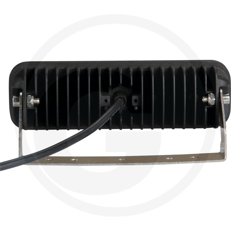 Slim 25.5W rectangular LED work light, mounting view
