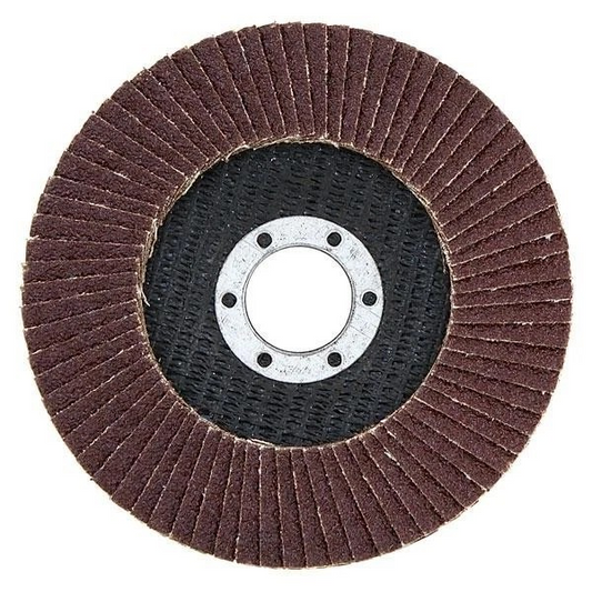 6pc Aluminium Oxide Flap Discs – 115mm (4.5") / 40 Grit