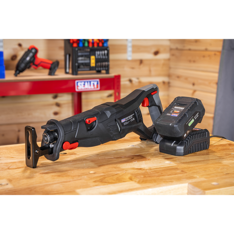 Sealey Premier SV20 Series Brushless Cordless Reciprocating Saw 20V 4Ah Kit – additional supplier image