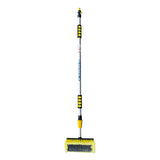 2m Telescopic Water Flow-Through Cleaning Brush with Hose Connection
