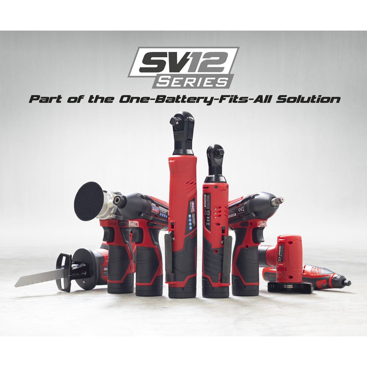 Sealey SV12 Series Cordless Reciprocating Saw Kit 12V 2Ah - 2 Batteries – additional supplier image