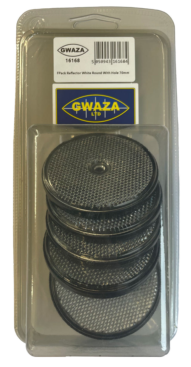 FPack Reflector White Round With Hole 70mm (6)