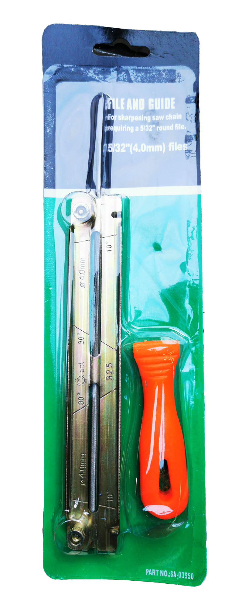 Chainsaw File and Guide - 4.8 mm / 3/16in