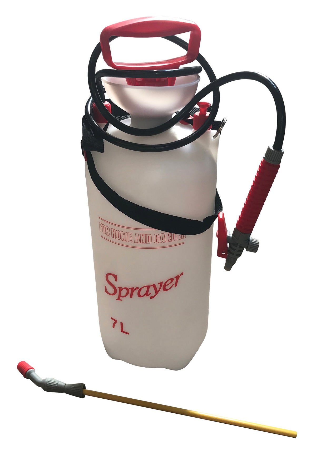 GWAZA Hand Pressure Sprayer with Wand and Viton-Type Seals - 7 L
