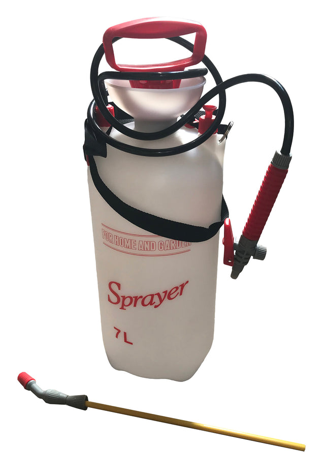GWAZA Hand Pressure Sprayer with Wand and Viton-Type Seals - 7 L