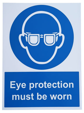 Sign Eye Protection Must Be Worn 400 x 300mm