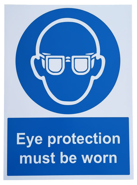 Sign Eye Protection Must Be Worn 400 x 300mm