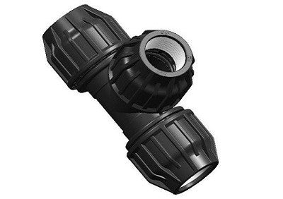 MDPE Equal Tees - Pack of 5 - 25 mm
