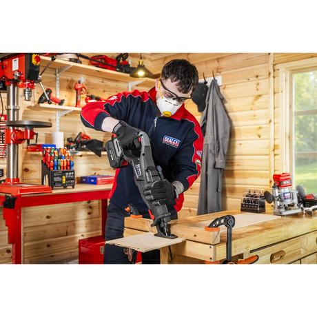 Sealey Premier SV20 Series Brushless Cordless Reciprocating Saw 20V 4Ah Kit – additional supplier image